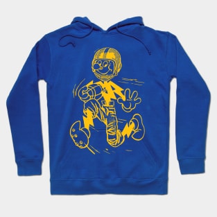 Bolt - Chargers Football Mascot Yellow Hoodie